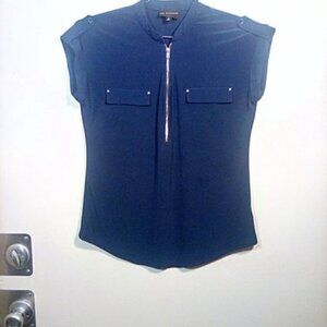 The Workshop Blouse. Blue. Sz S